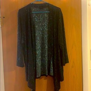 Torrid animal print cardigan